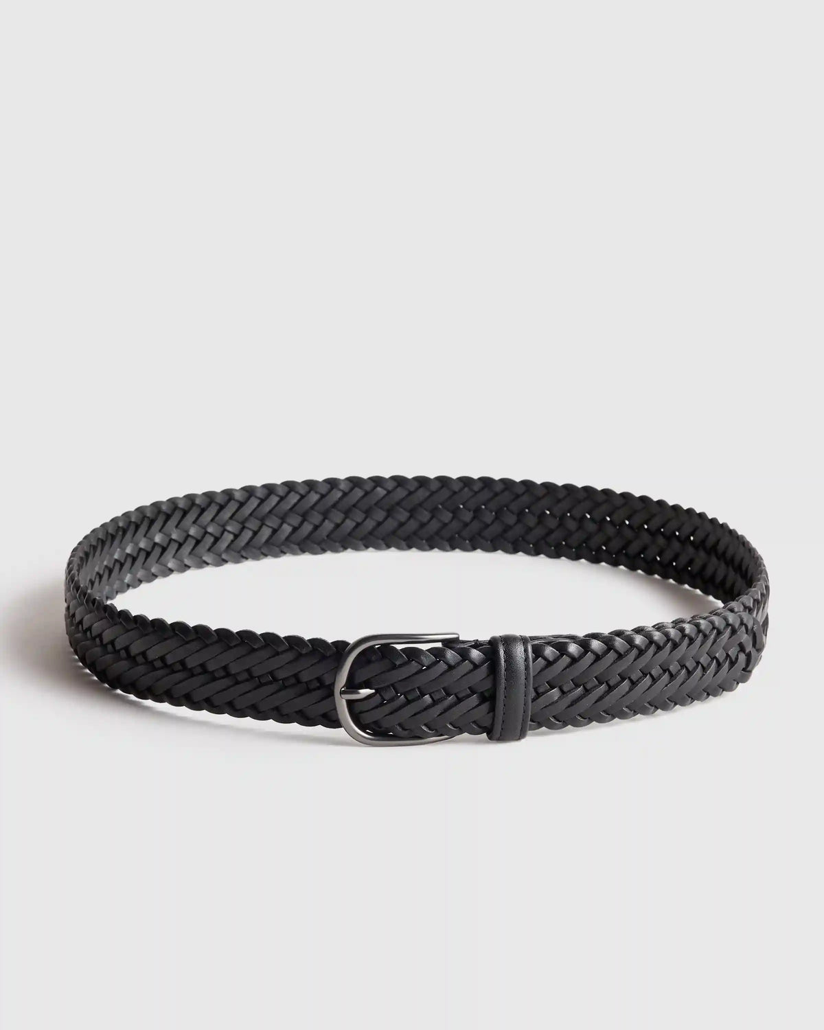 Jack Italian Leather Woven Belt