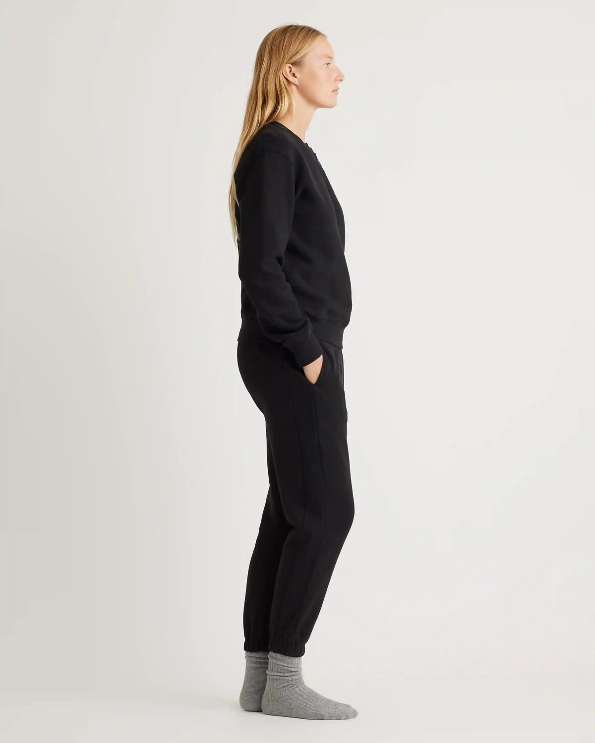 Organic Heavyweight Fleece Boyfriend Sweatpants