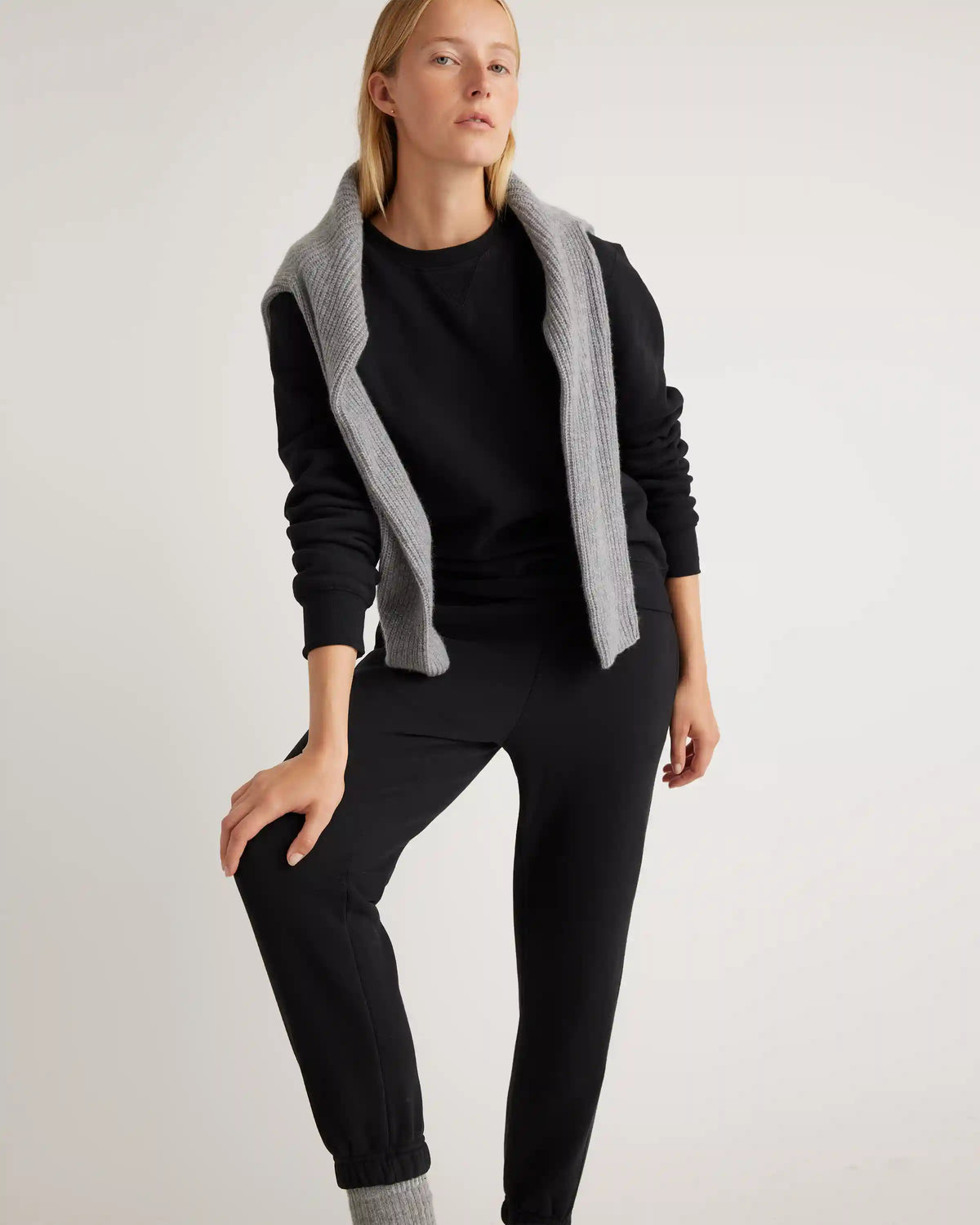 Organic Heavyweight Fleece Boyfriend Sweatpants