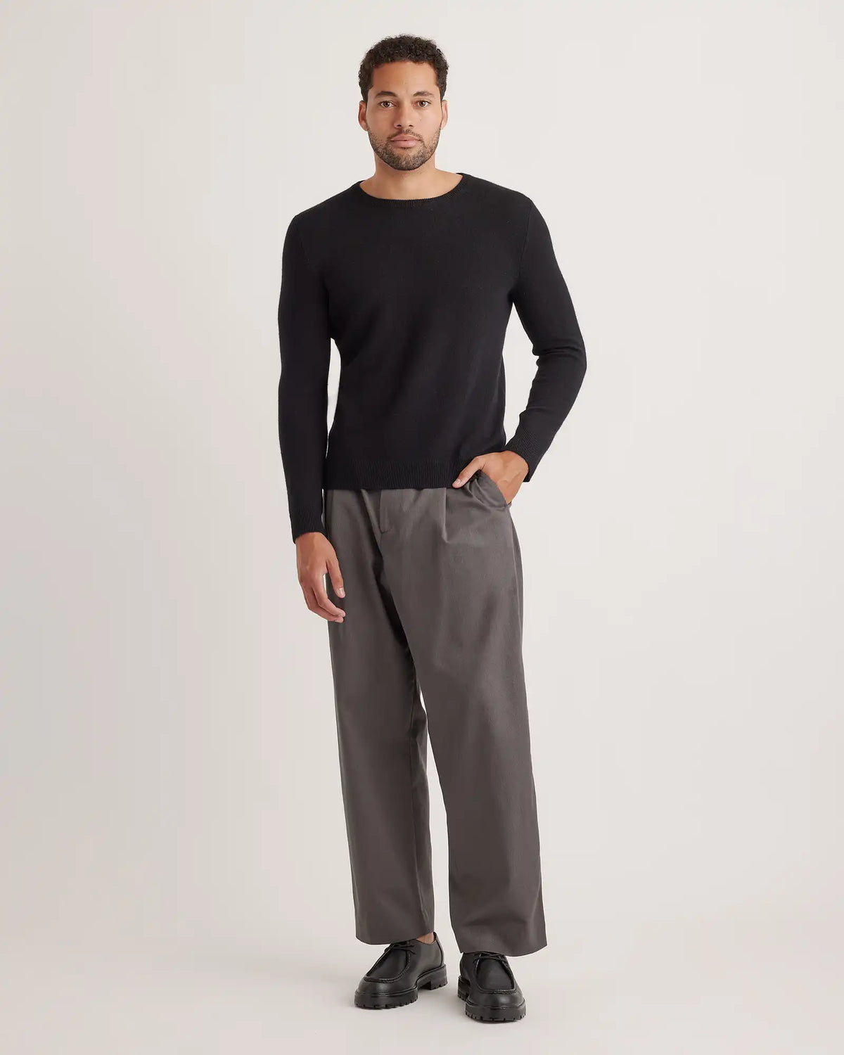 Mongolian Spring Cashmere Crewneck Sweater