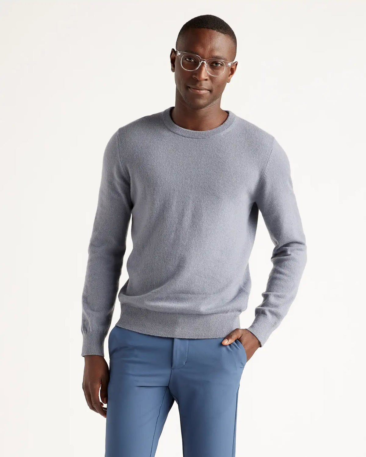 Mongolian Spring Cashmere Crewneck Sweater