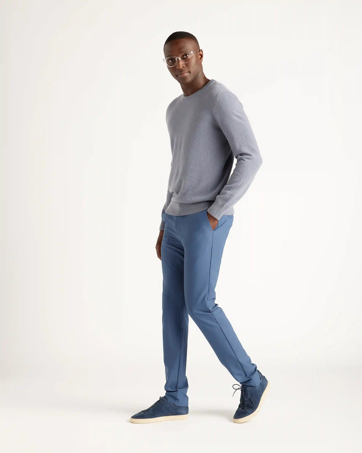 Mongolian Spring Cashmere Crewneck Sweater
