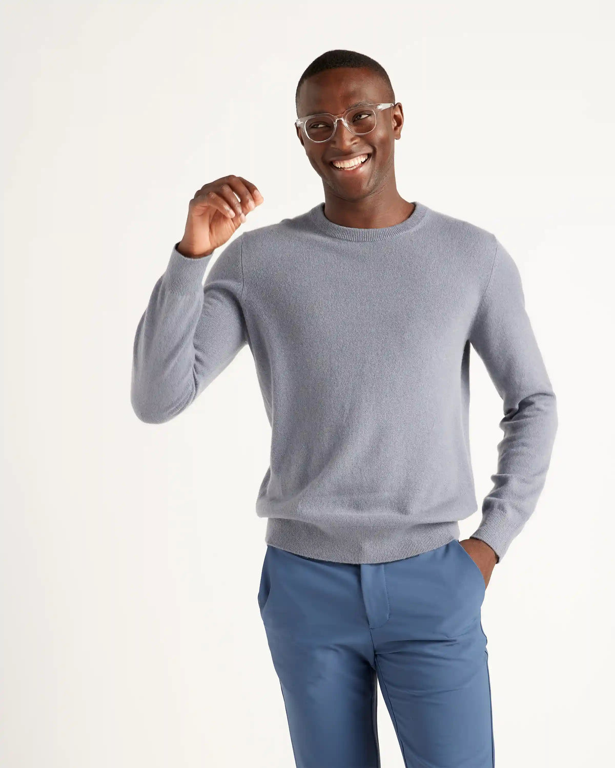 Mongolian Cashmere Crewneck Sweater