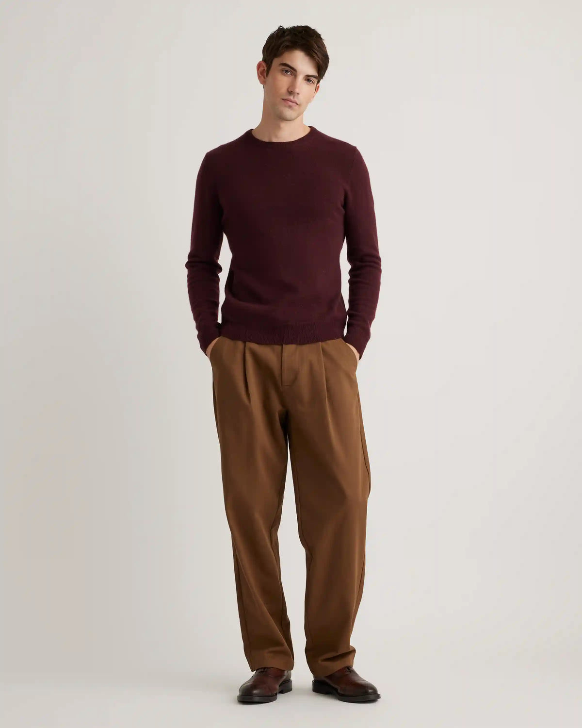 Mongolian Spring Cashmere Crewneck Sweater