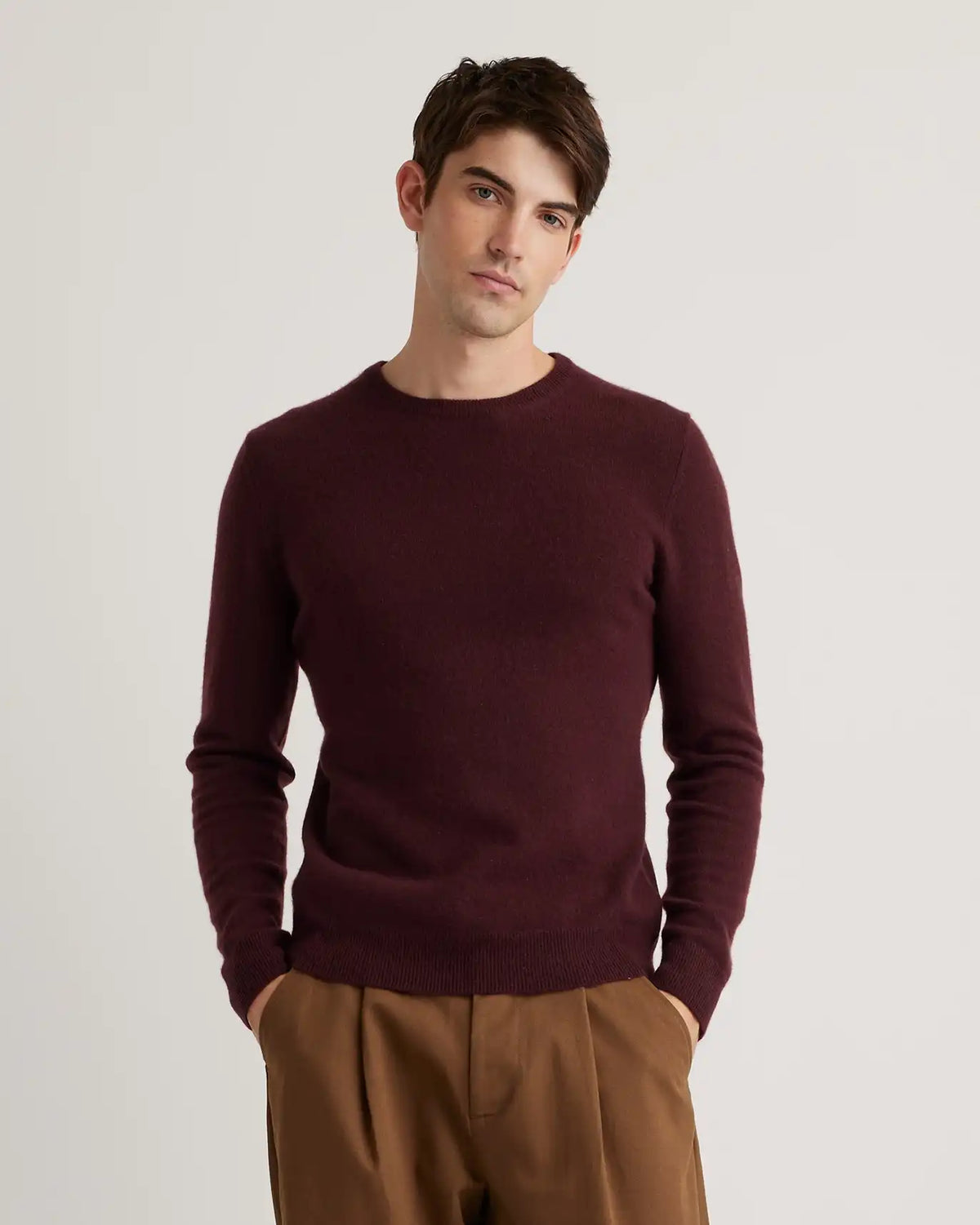 Mongolian Spring Cashmere Crewneck Sweater