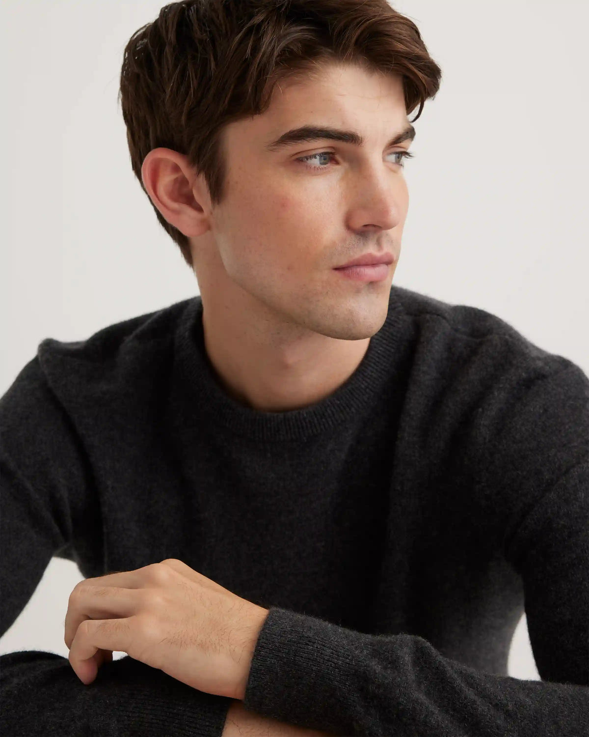 Mongolian Cashmere Crewneck Sweater
