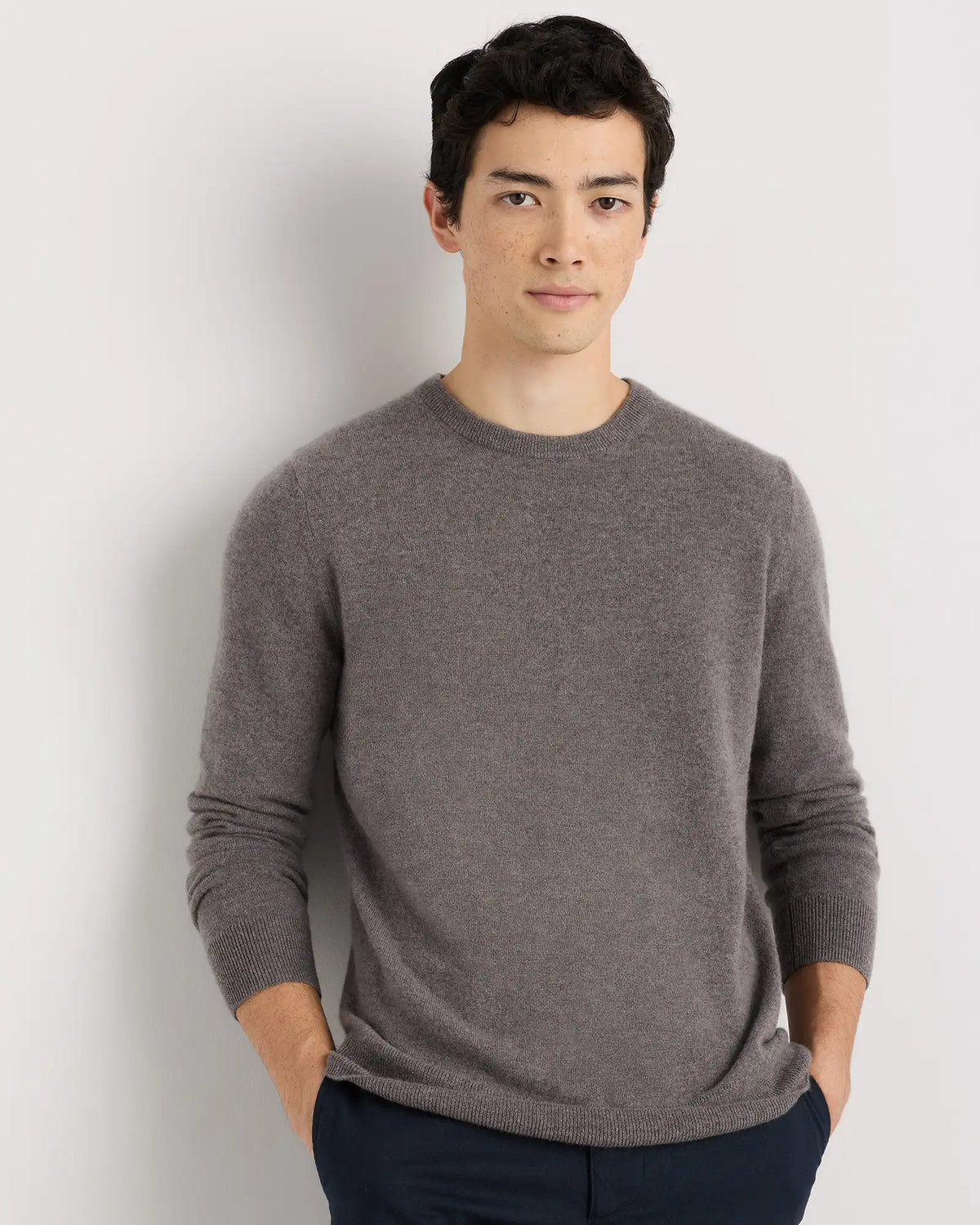 Mongolian Cashmere Crewneck Sweater