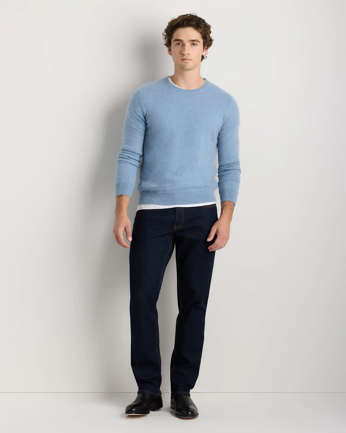 Mongolian Cashmere Crewneck Sweater