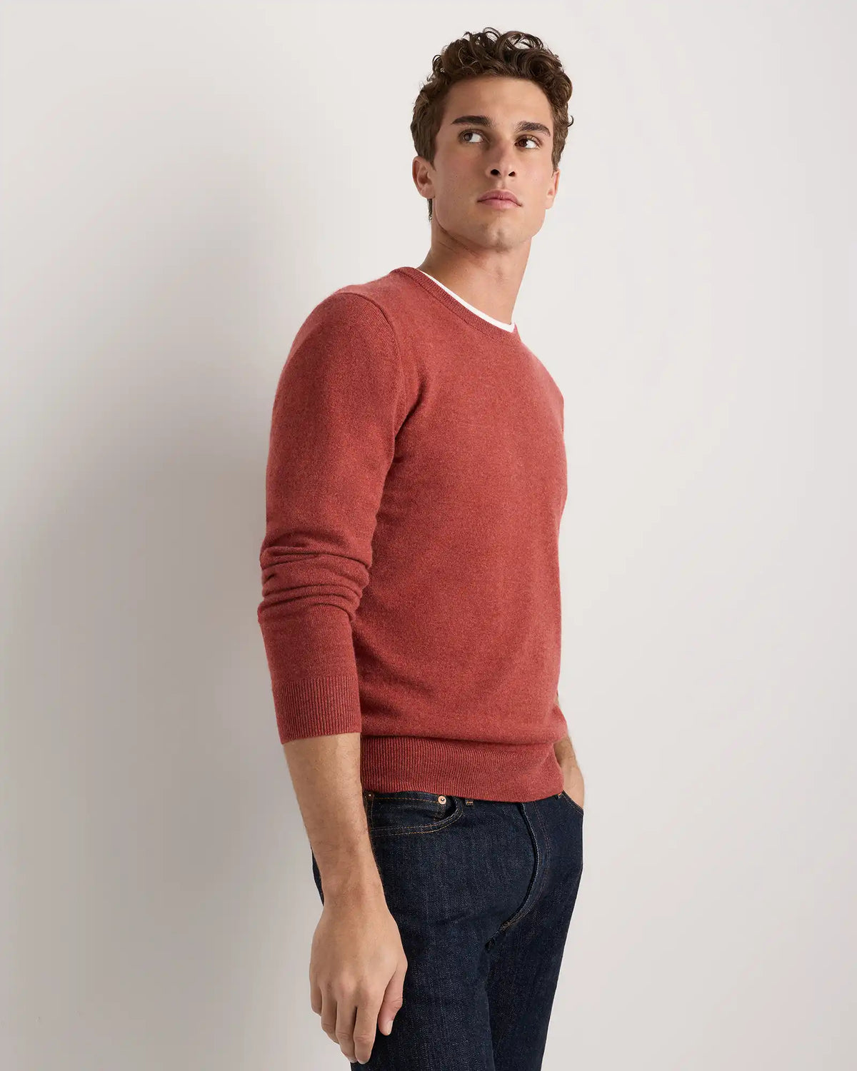 Mongolian Cashmere Crewneck Sweater