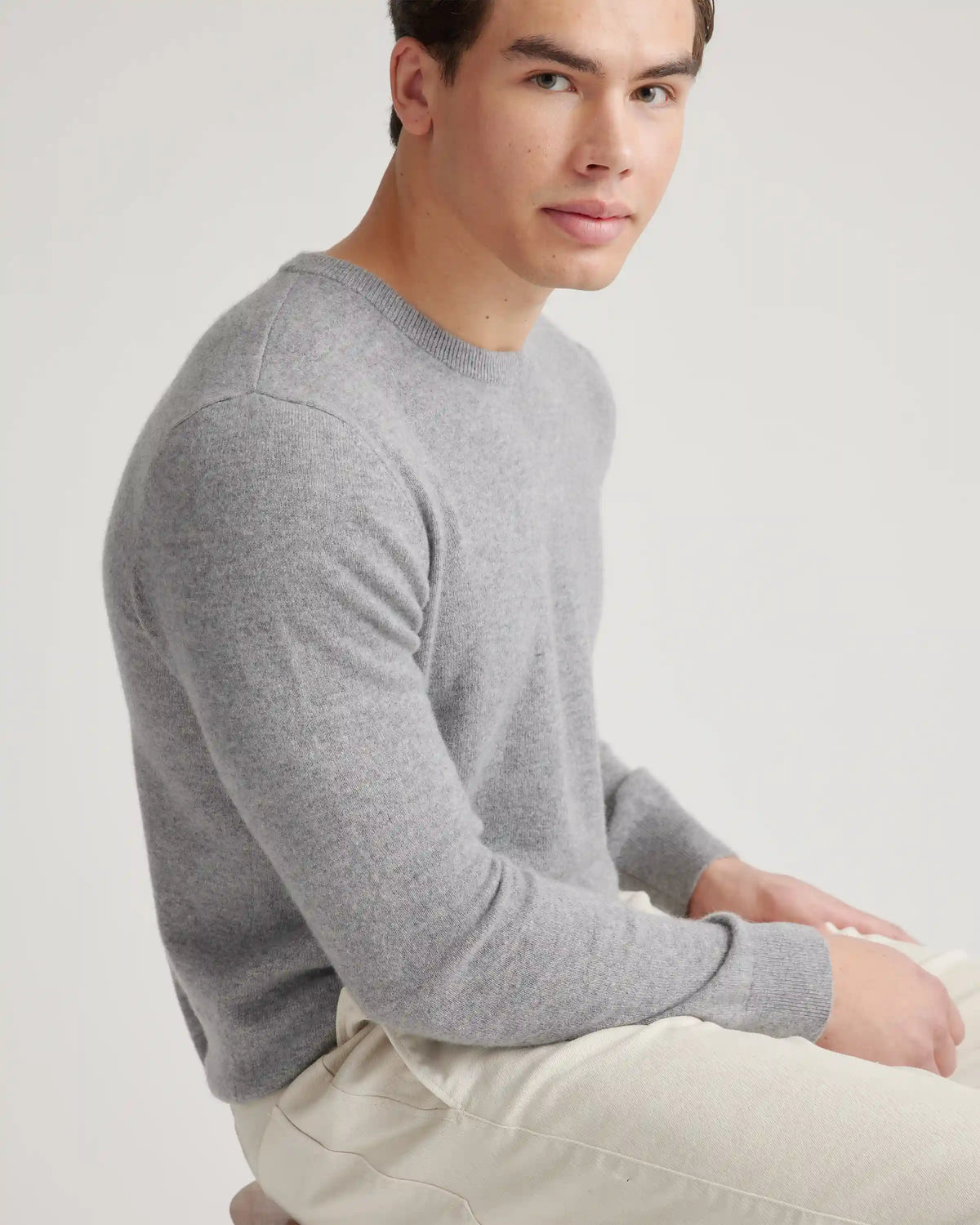 Mongolian Spring Cashmere Crewneck Sweater