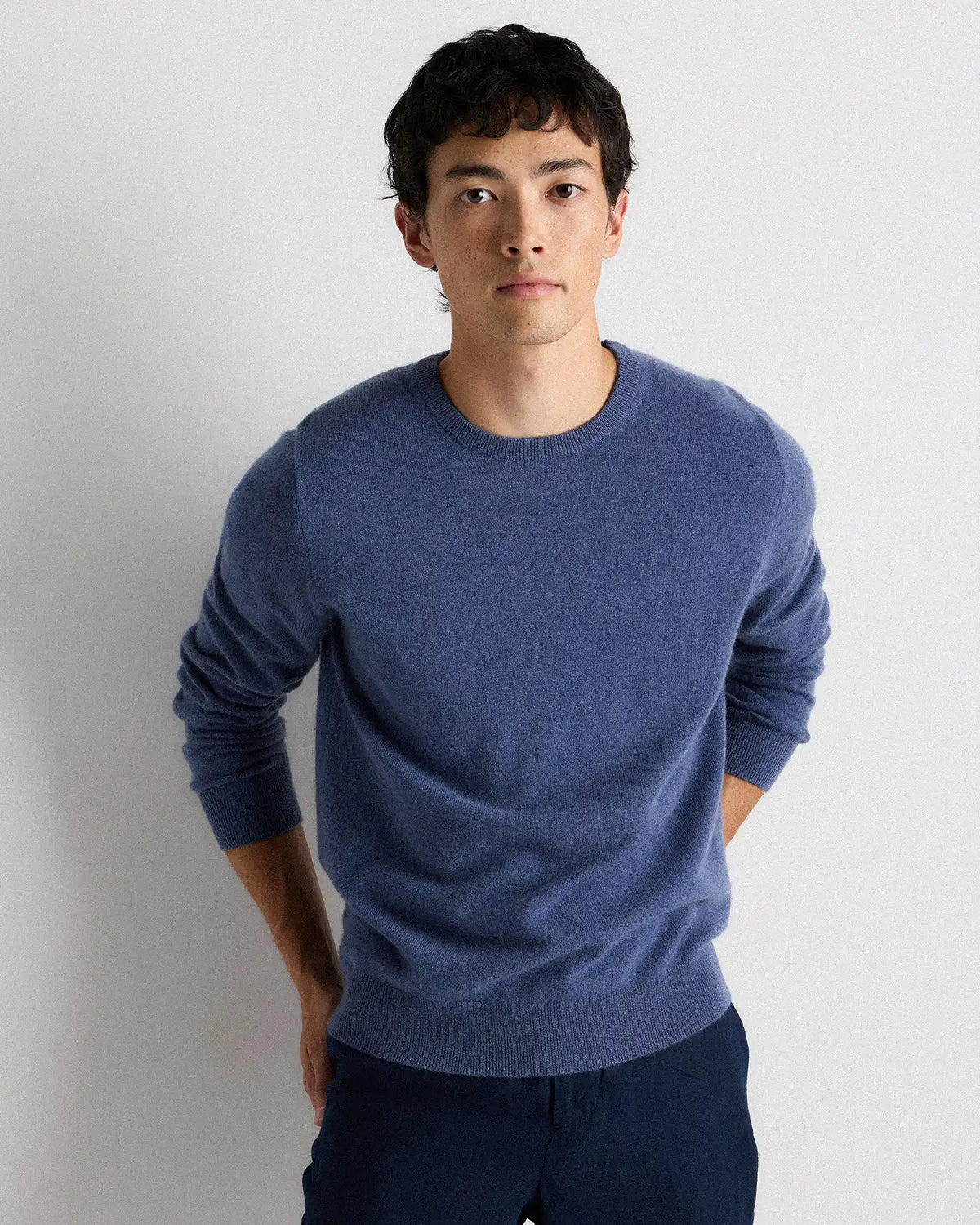 Mongolian Cashmere Crewneck Sweater