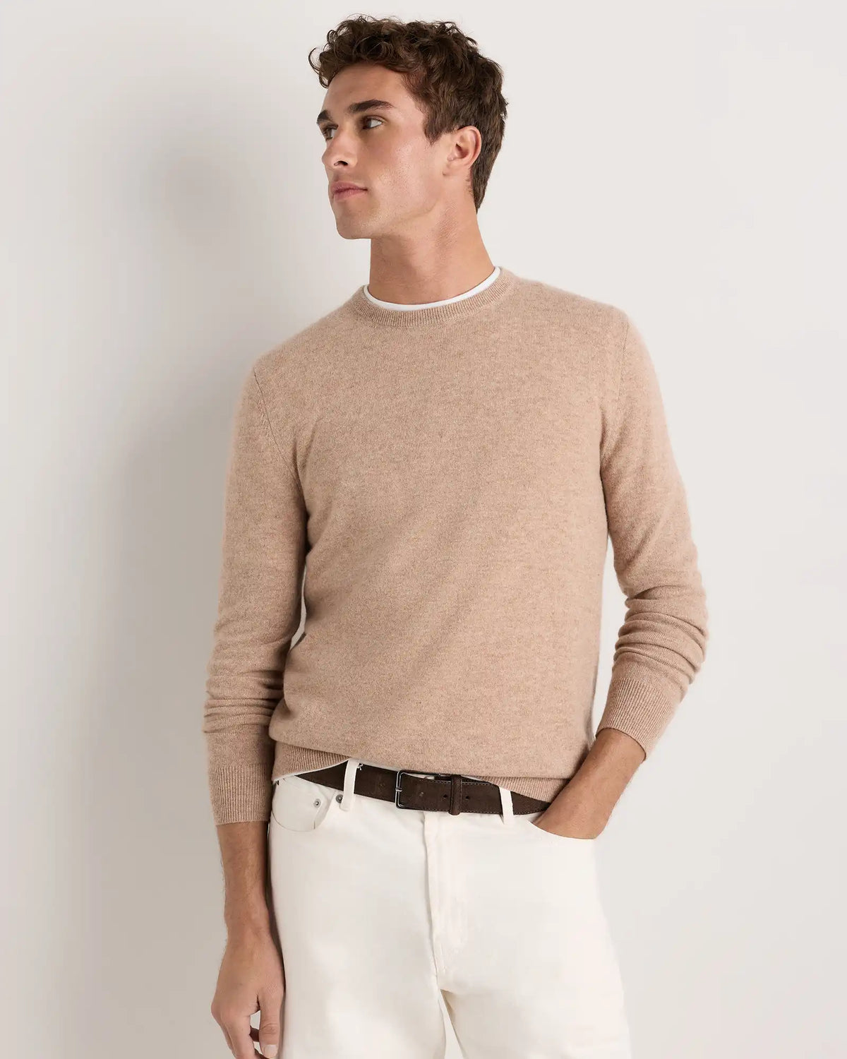 Mongolian Cashmere Crewneck Sweater