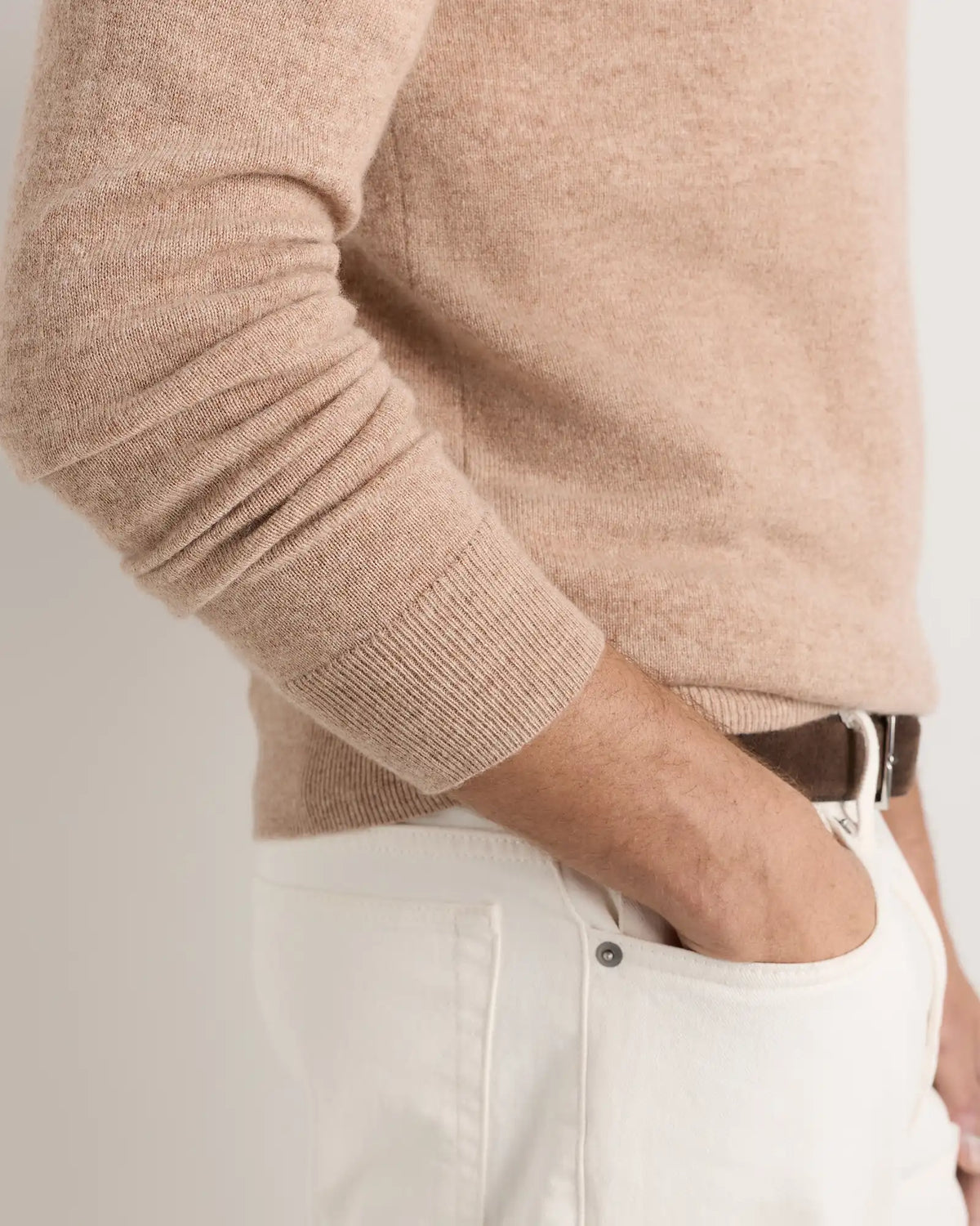 Mongolian Cashmere Crewneck Sweater