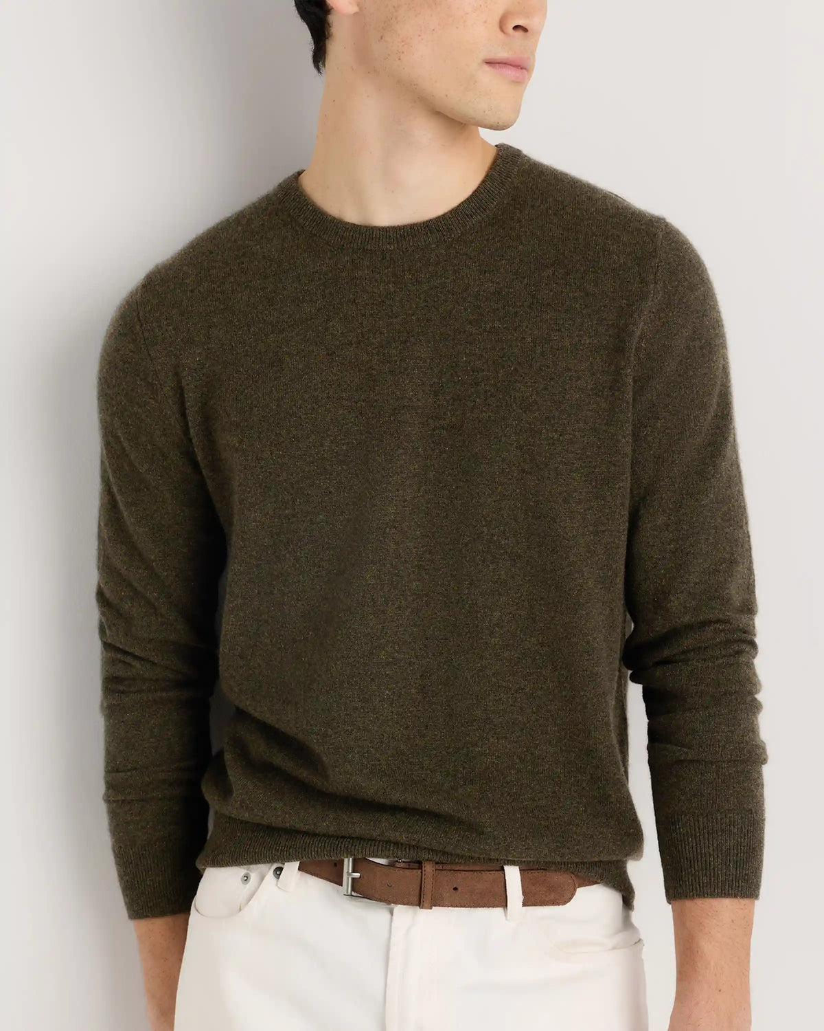 Mongolian Cashmere Crewneck Sweater