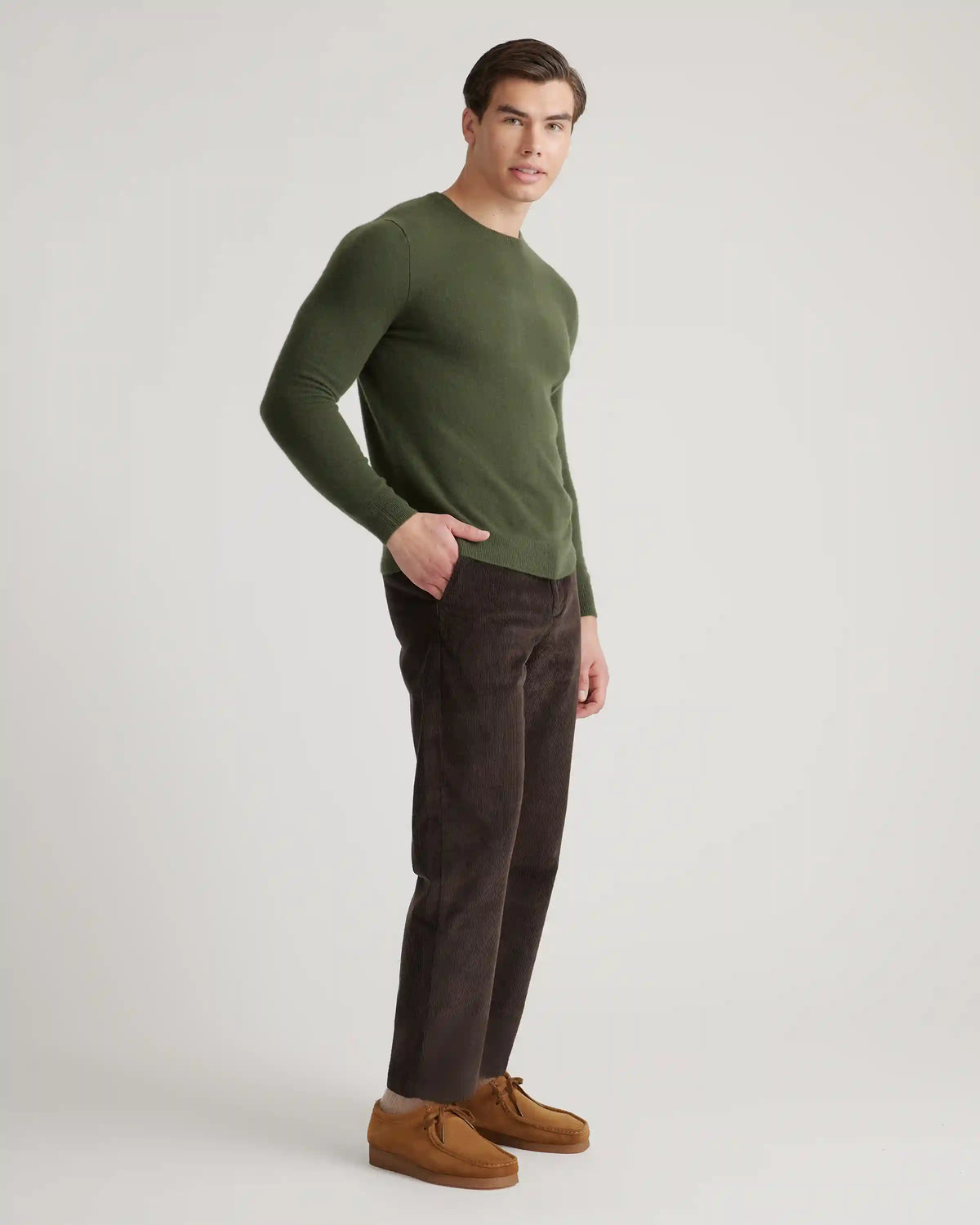 Mongolian Cashmere Crewneck Sweater