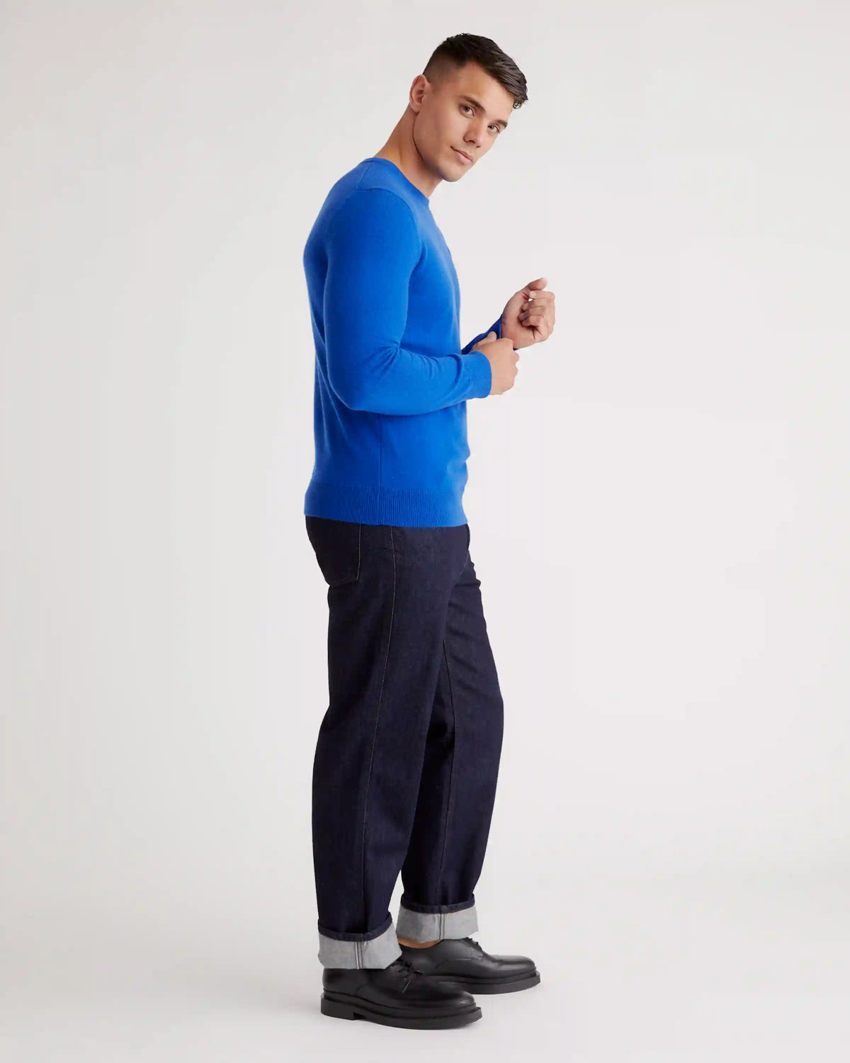 Mongolian Spring Cashmere Crewneck Sweater