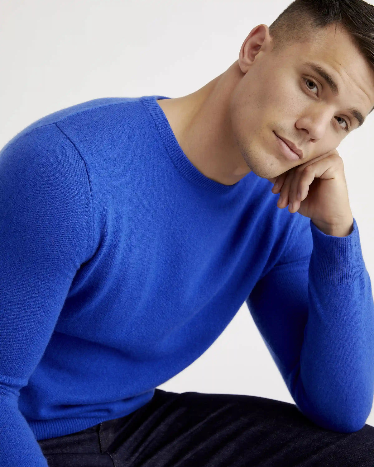 Mongolian Spring Cashmere Crewneck Sweater