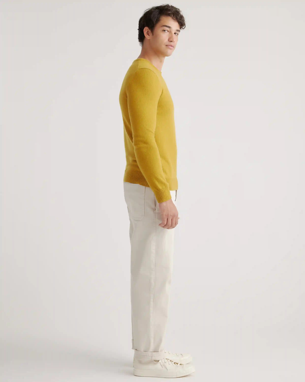 Mongolian Spring Cashmere Crewneck Sweater