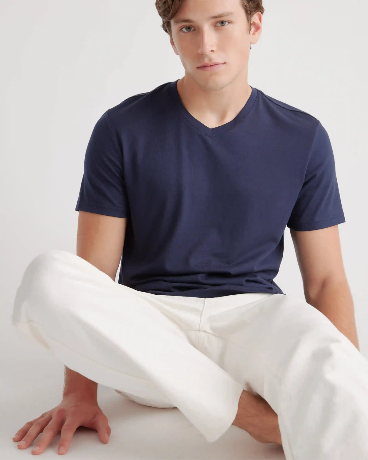Cotton Modal V-Neck Tee