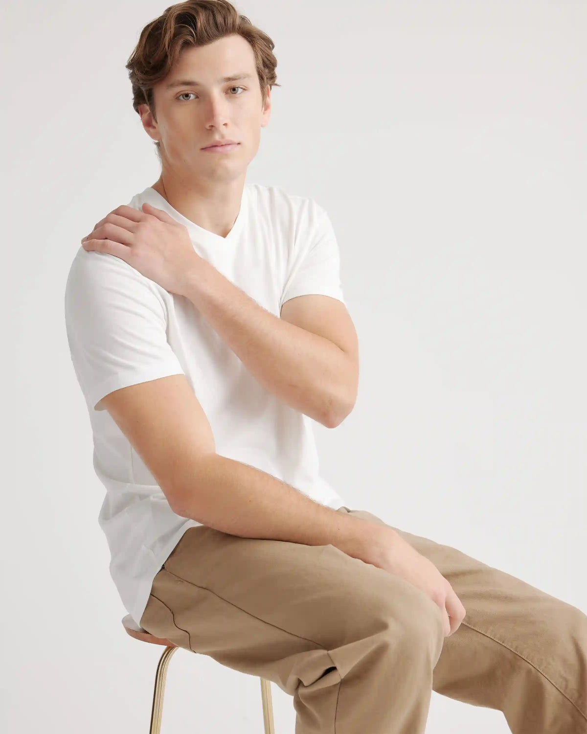 Cotton Modal V-Neck Tee