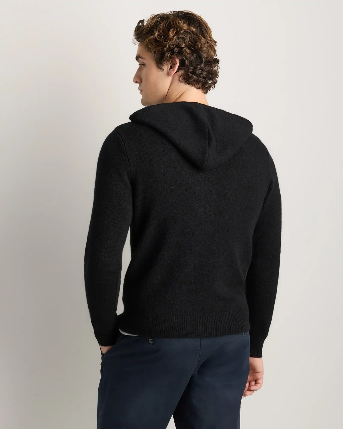 Mongolian Cashmere Full-Zip Hoodie