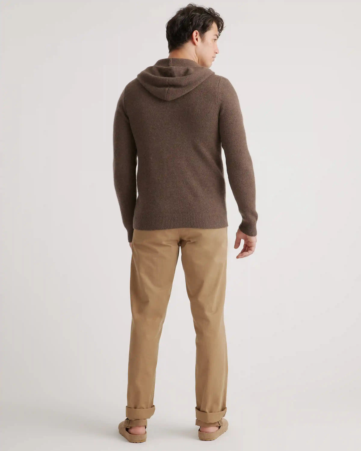 Mongolian Cashmere Full-Zip Hoodie