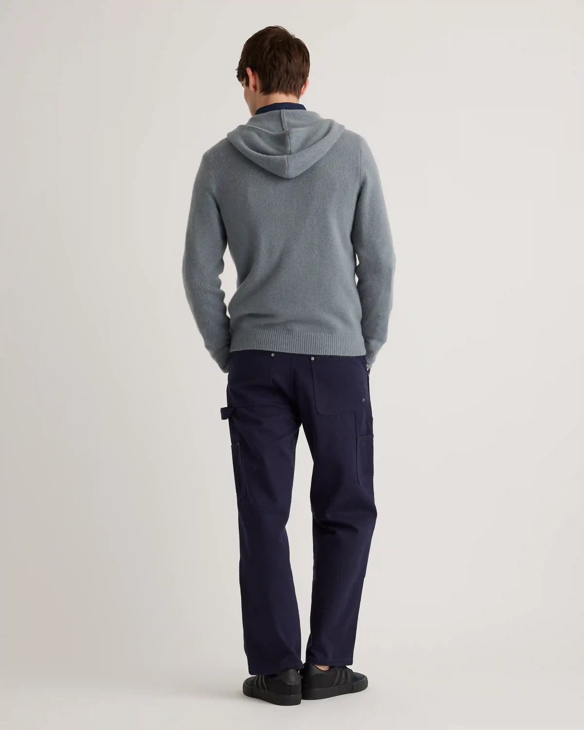 Mongolian Cashmere Full-Zip Hoodie