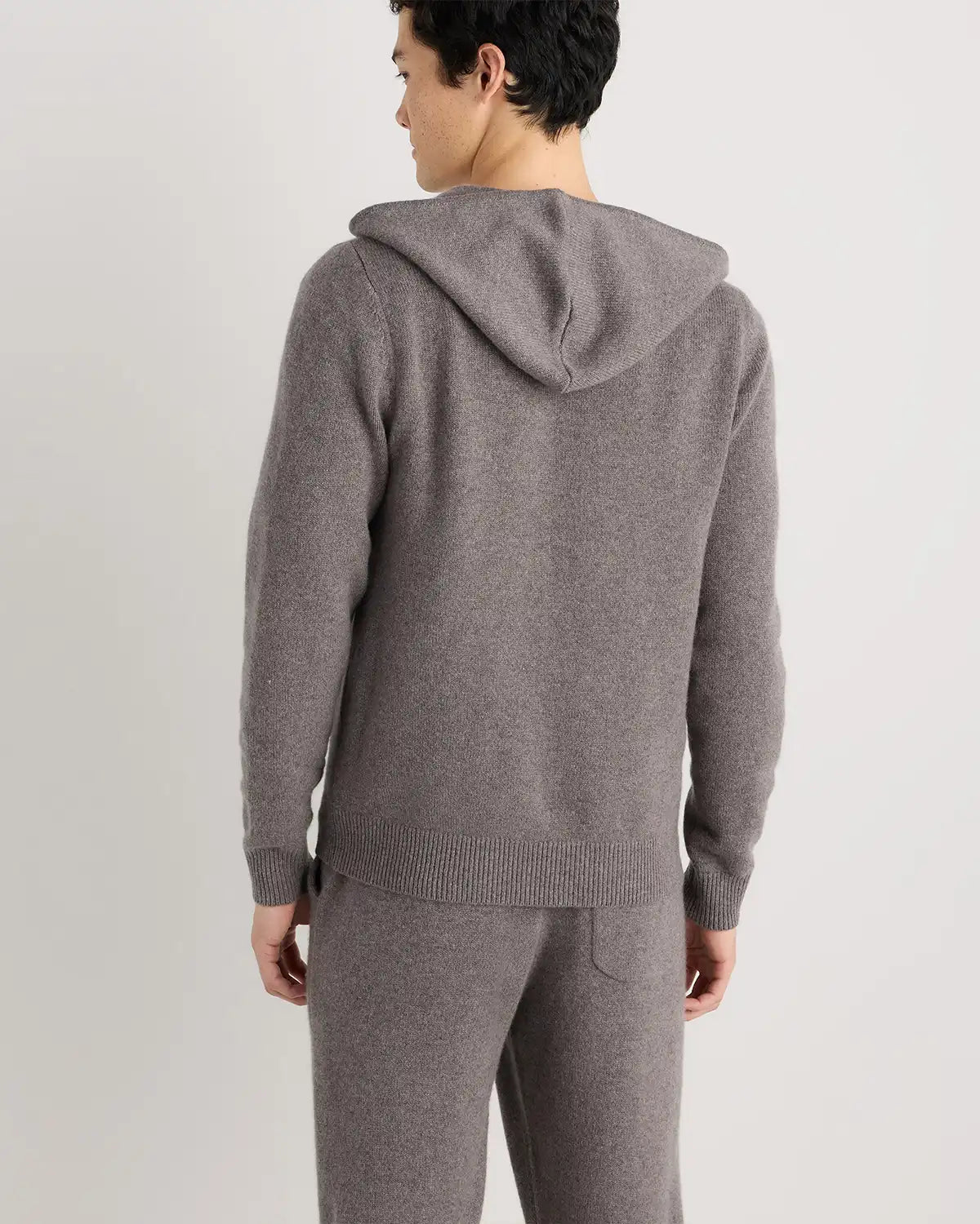 Mongolian Cashmere Full-Zip Hoodie