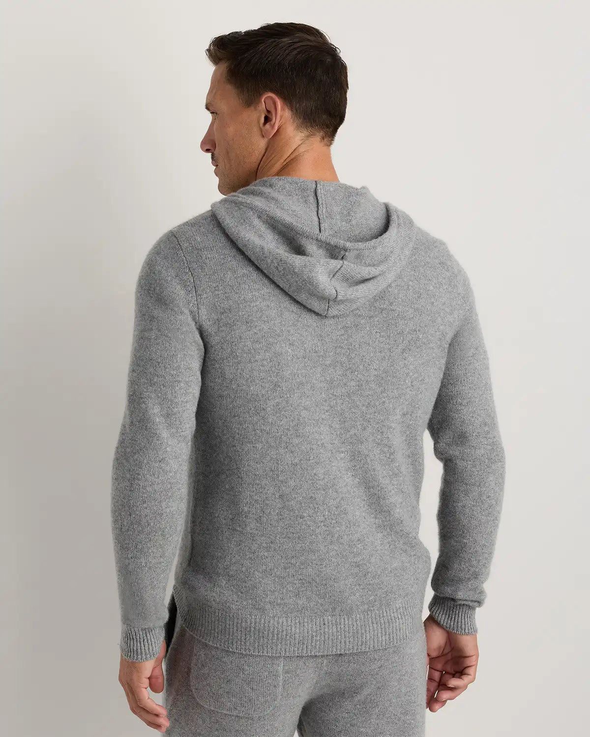 Mongolian Cashmere Full-Zip Hoodie