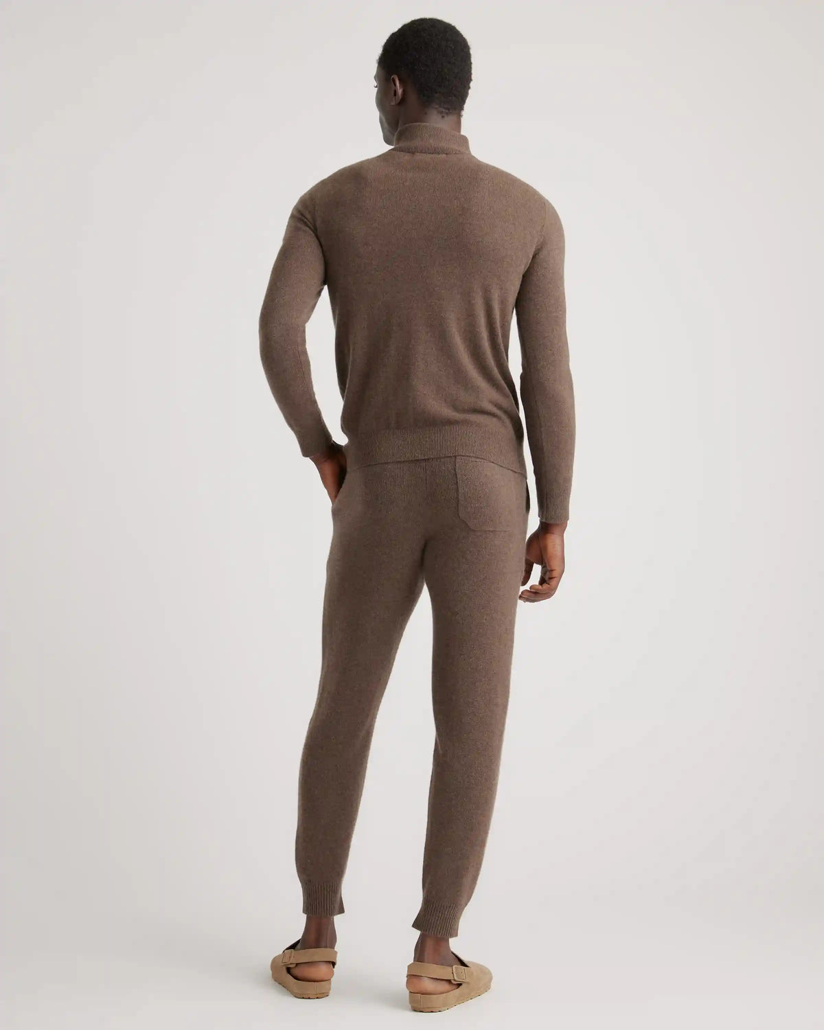 Mongolian Spring Cashmere Quarter Zip Sweater