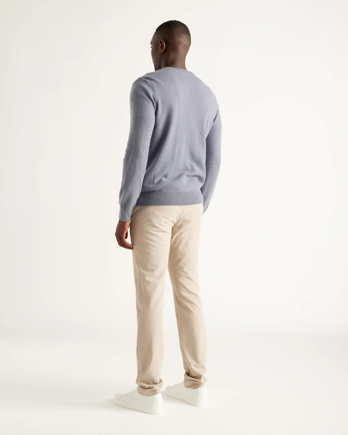 Mongolian Spring Cashmere V-Neck Sweater
