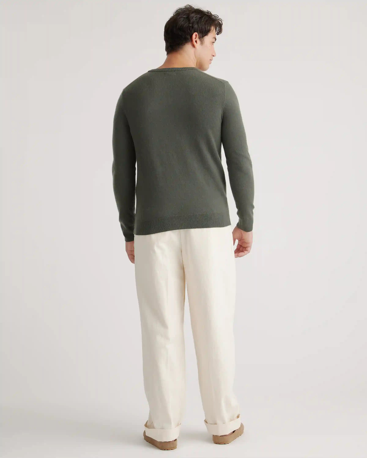 Mongolian Spring Cashmere V-Neck Sweater