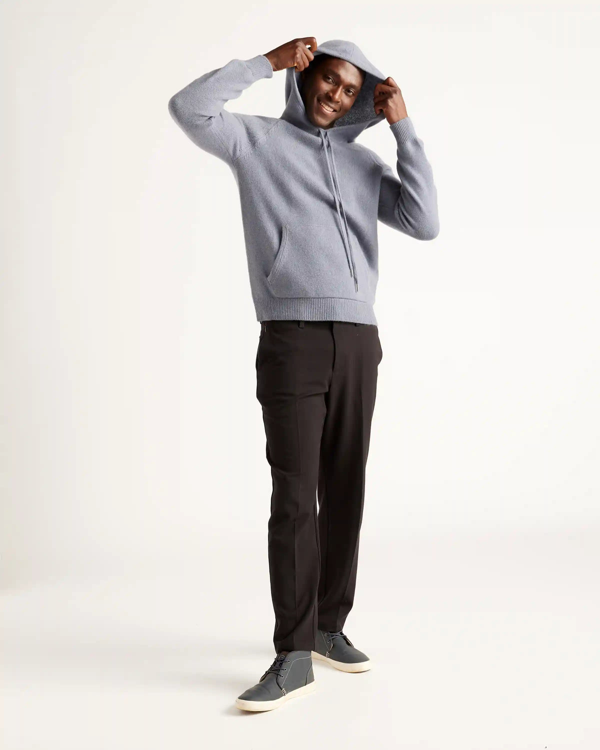 Mongolian Spring Cashmere Pullover Hoodie