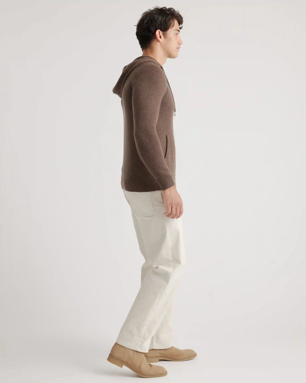 Mongolian Spring Cashmere Pullover Hoodie