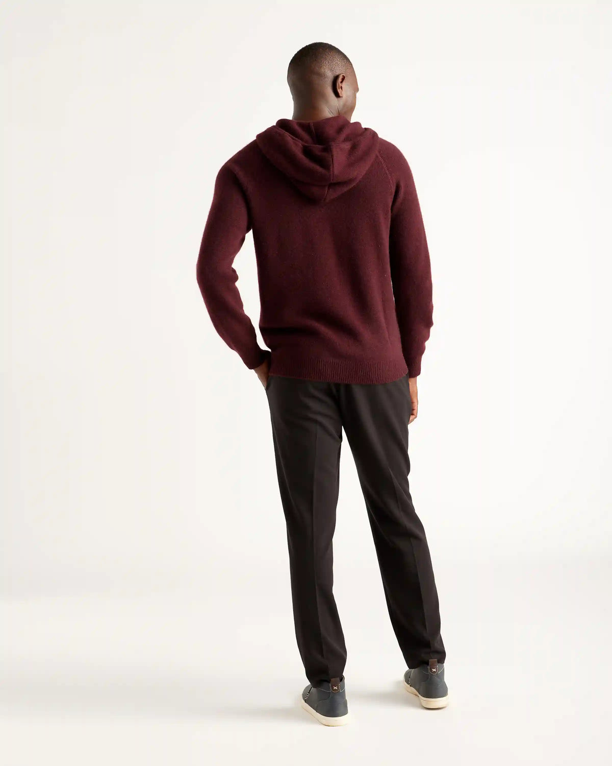 Mongolian Cashmere Pullover Hoodie