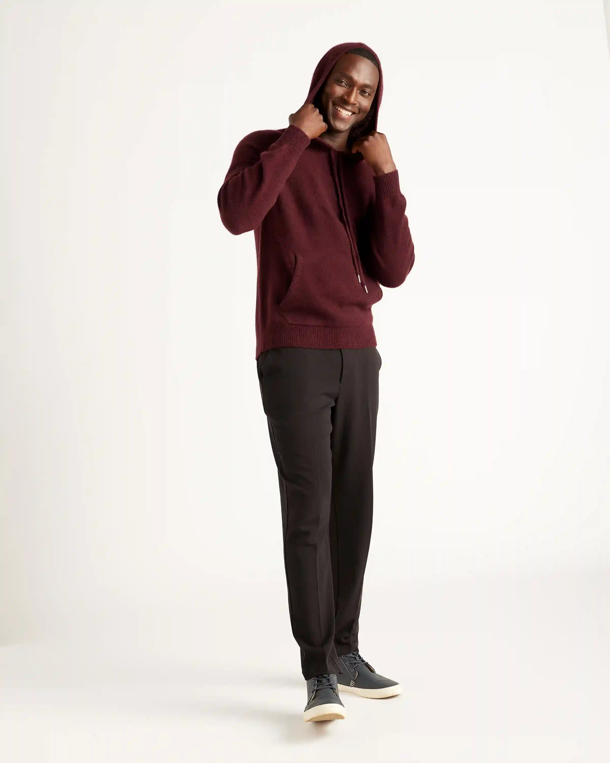Mongolian Spring Cashmere Pullover Hoodie
