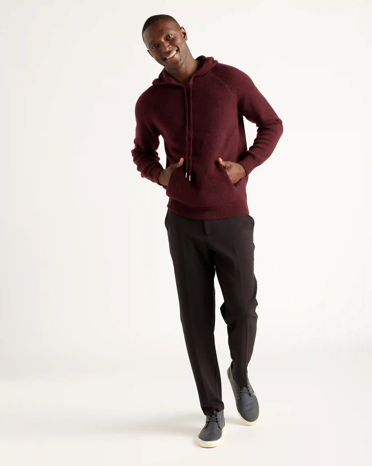 Mongolian Spring Cashmere Pullover Hoodie