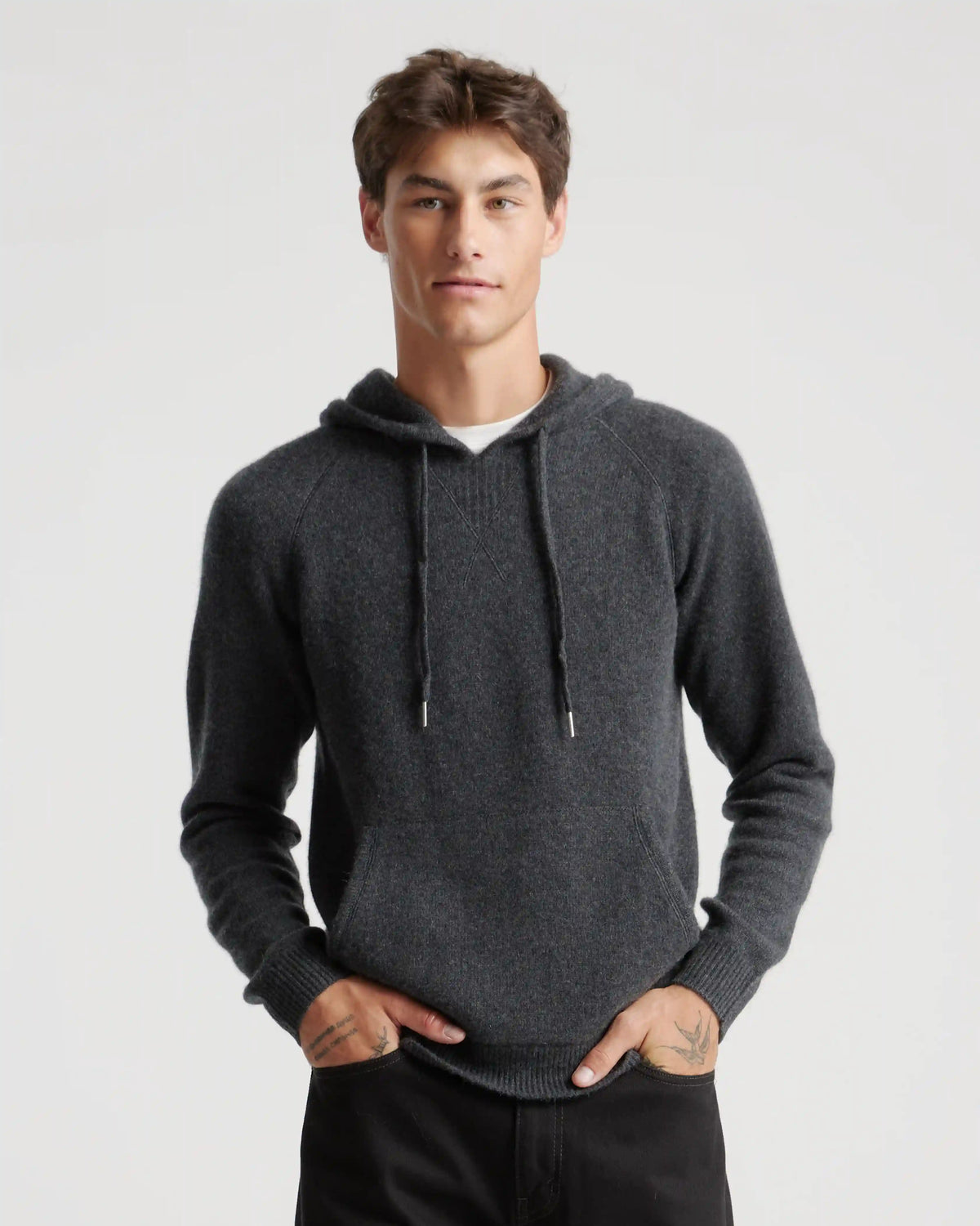 Mongolian Spring Cashmere Pullover Hoodie
