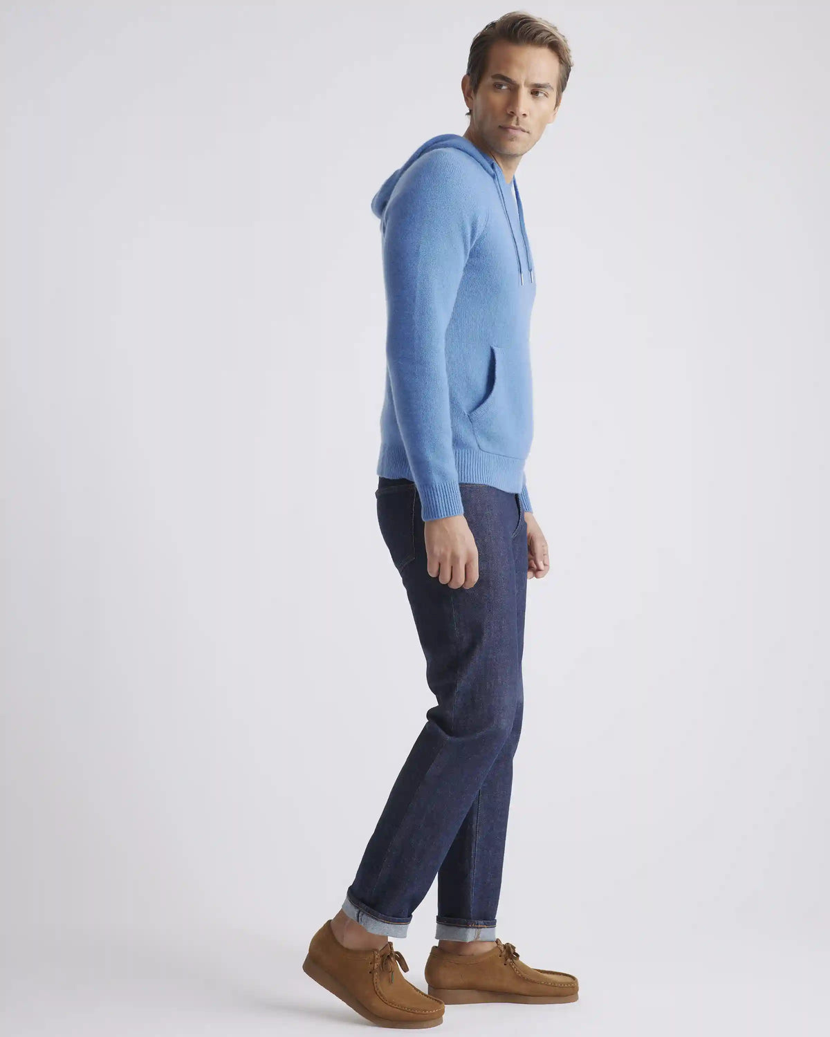 Mongolian Spring Cashmere Pullover Hoodie