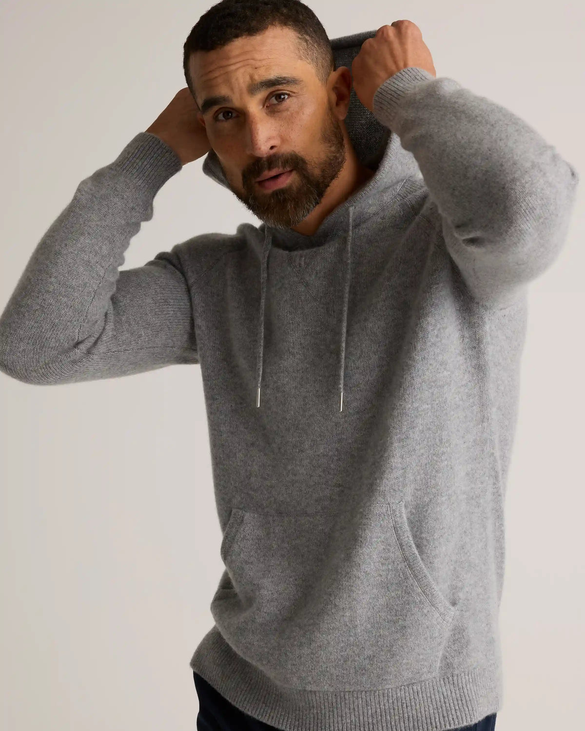 Mongolian Cashmere Pullover Hoodie