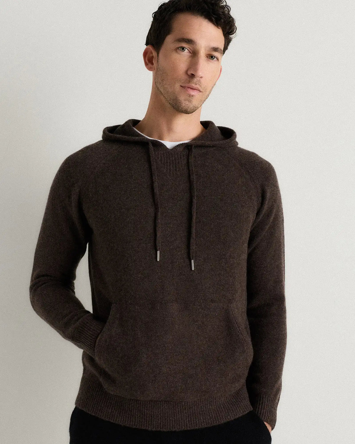 Mongolian Cashmere Pullover Hoodie