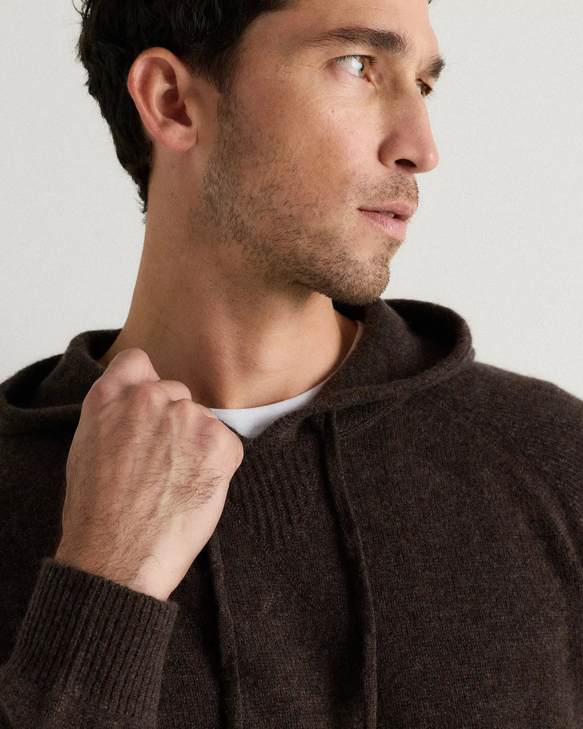 Mongolian Cashmere Pullover Hoodie