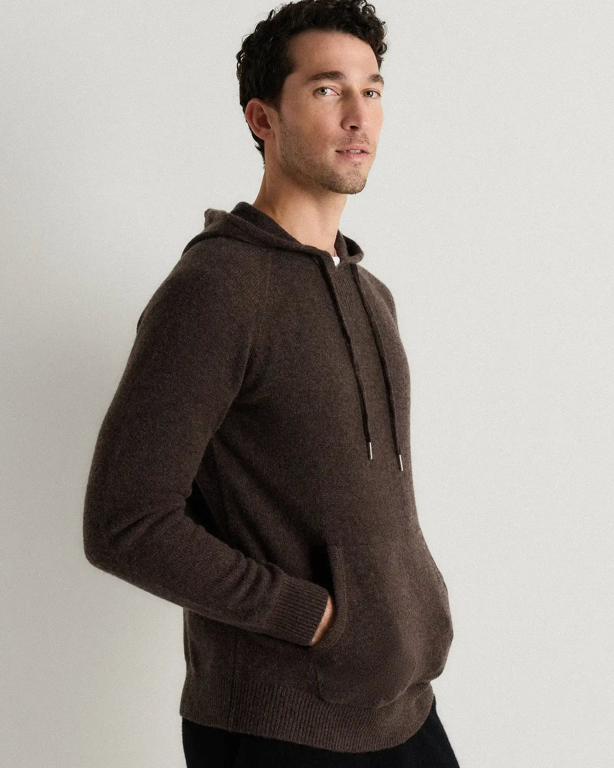 Mongolian Cashmere Pullover Hoodie