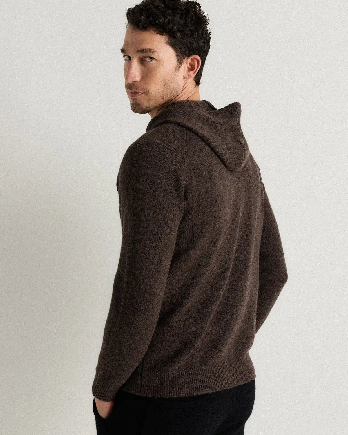 Mongolian Cashmere Pullover Hoodie