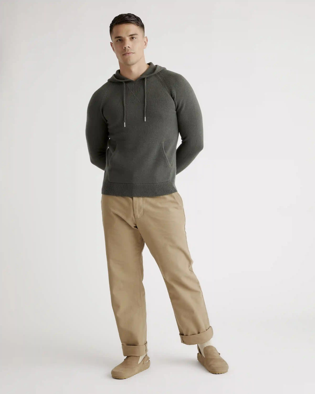 Mongolian Spring Cashmere Pullover Hoodie