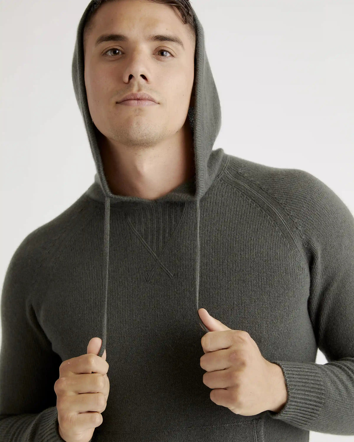 Mongolian Cashmere Pullover Hoodie