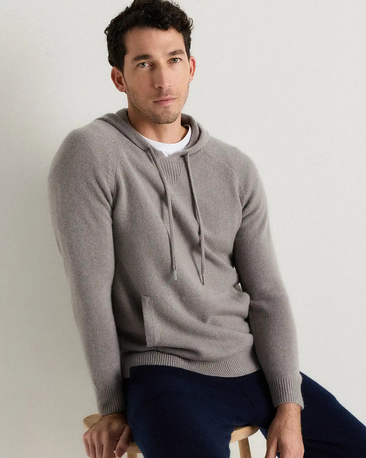 Mongolian Cashmere Pullover Hoodie