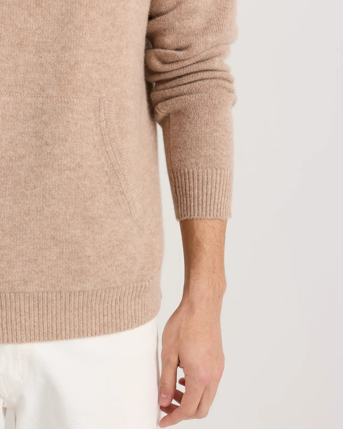 Mongolian Cashmere Pullover Hoodie