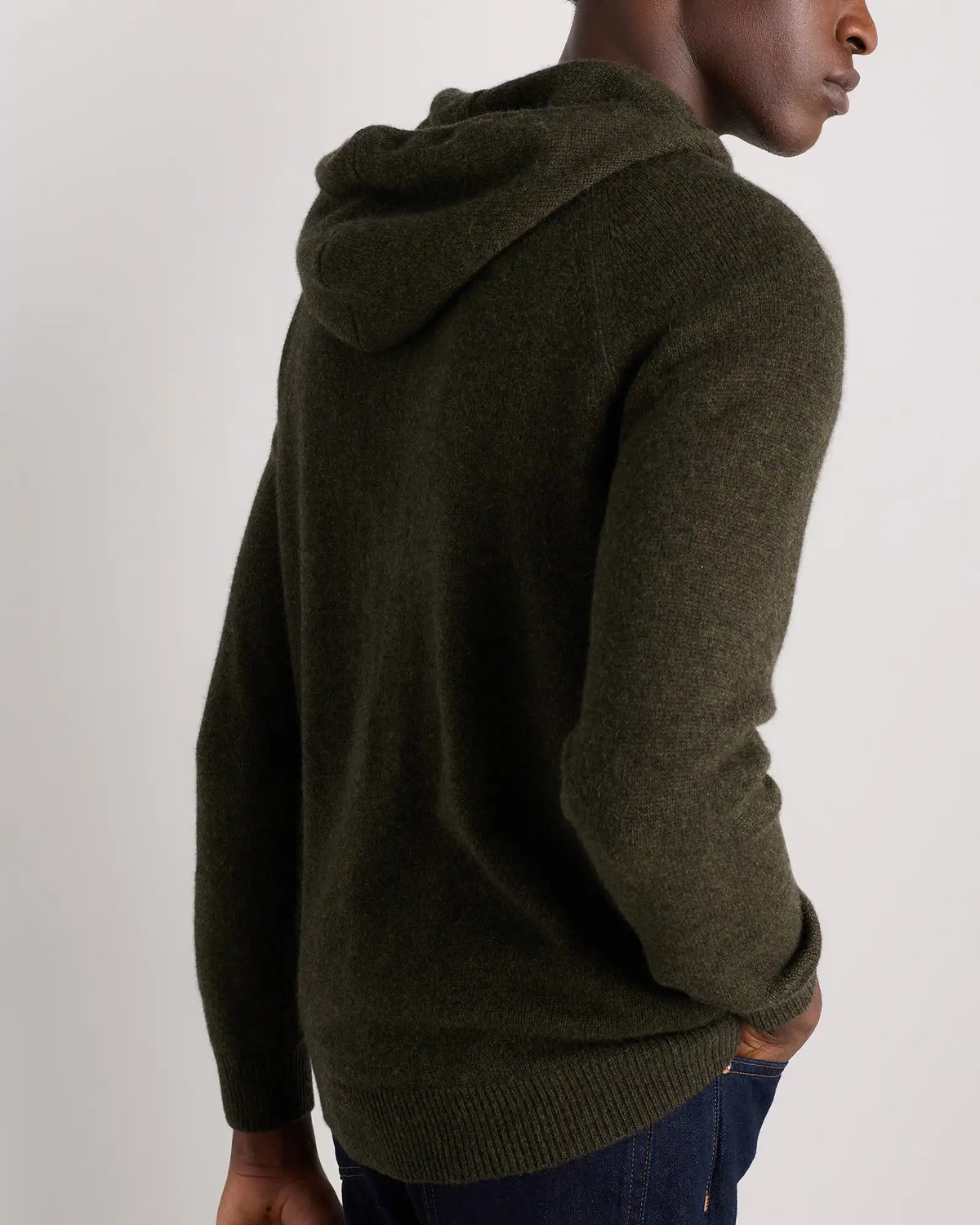 Mongolian Cashmere Pullover Hoodie