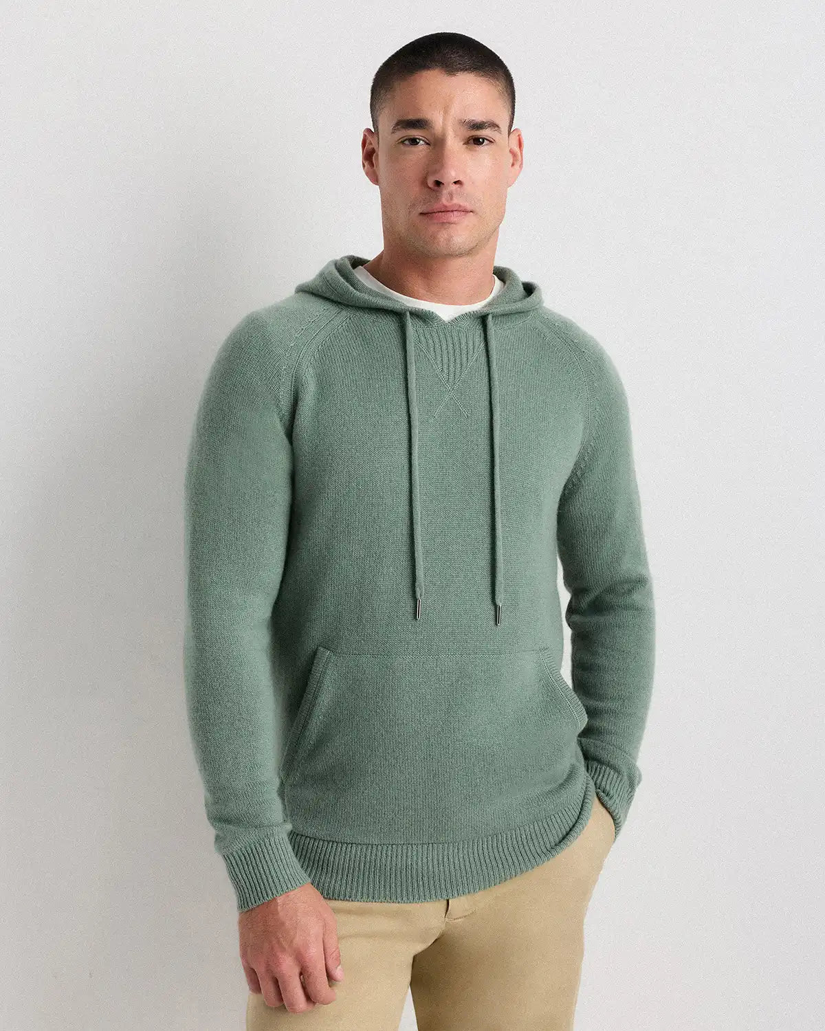 Mongolian Cashmere Pullover Hoodie